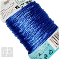 Satin cord 2 mm Blue 10 m ATL016