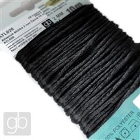 Satin cord 2 mm Black 10 m ATL020