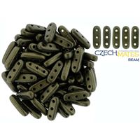 Czech Mates Beam 3x10 mm Green MATT 23980-79082