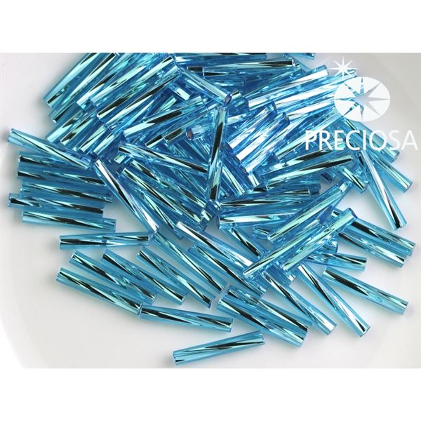 Preciosa Bugles 15 mm Blue 67010 20 g