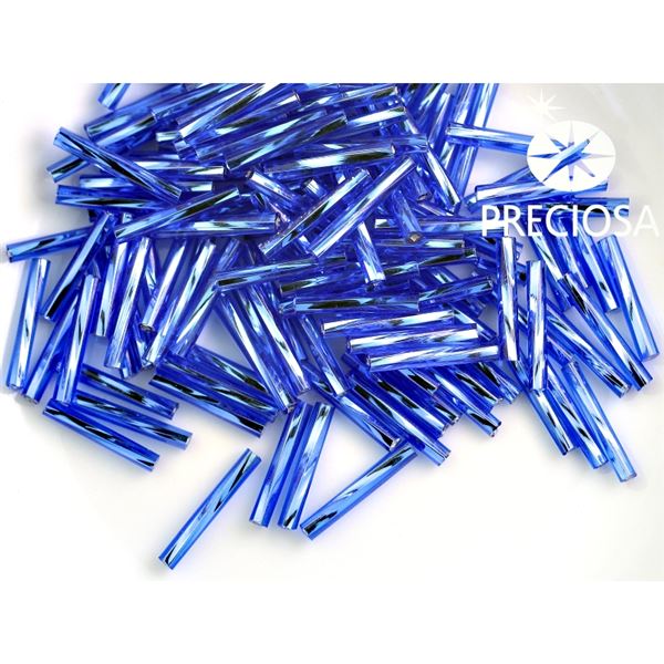 Preciosa Bugles 15 mm Blue 37050 20 g