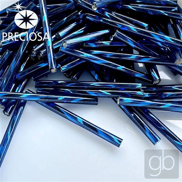 Preciosa Bugles 15 mm Blue 67100-35128 20 g