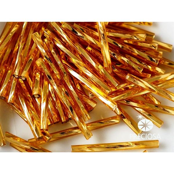 Preciosa Bugles 15 mm Yellow 17070 20 g