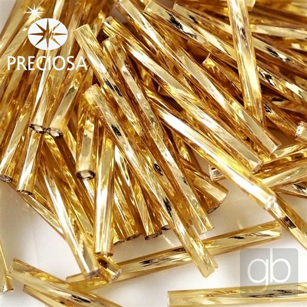 Preciosa Bugles 20 mm Yellow 17020-35127 20 g