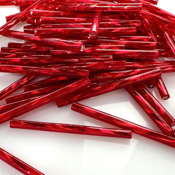 Preciosa Bugles 30 mm Red 97090-35127 20 g