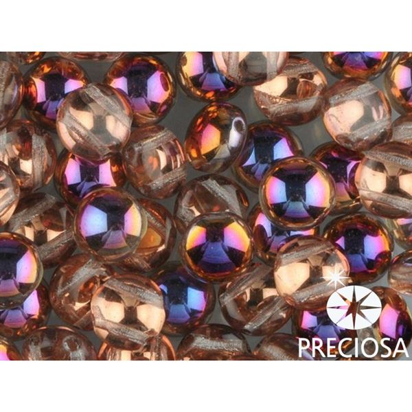 Candy PRECIOSA 6 mm Rosegold+Listr 00030-29501 20 pcs.