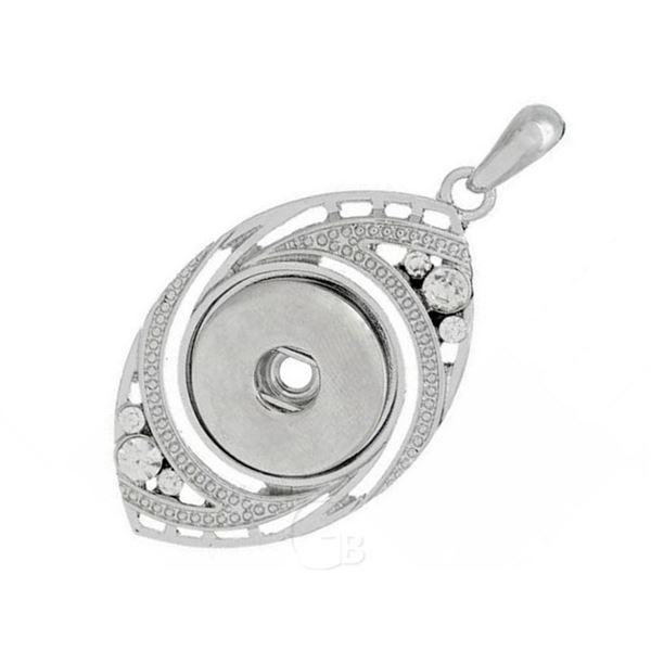 Pendant BUTTON jewelry Platinum 