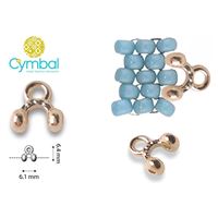 CYMBAL ALONA 8/0 BEADS ending GOLD KC CYM029