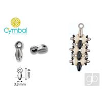 CYMBAL TRIADES Gemduo BD ending Ant. Silver Plate