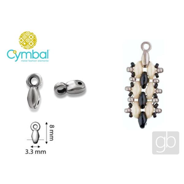 CYMBAL TRIADES Gemduo BD ending Ant. Silver Plate