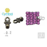 CYMBAL PILOS 8/0 BEADS ending Old Brass