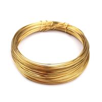 Jewelery wire 0.5 mm 10 m Gold