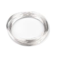 Jewelry wire 0.18 mm 20 m silver color