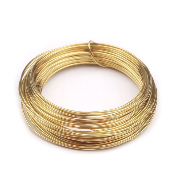 Jewelery wire 0.8 mm 10 m Gold