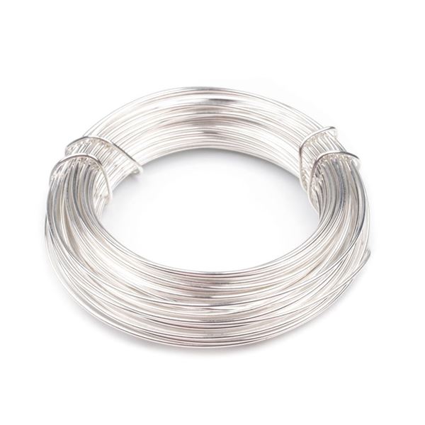 Jewelery wire 1 mm 10 m Silver