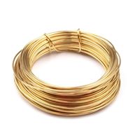 Jewelry wire 1 mm 10 m Gold