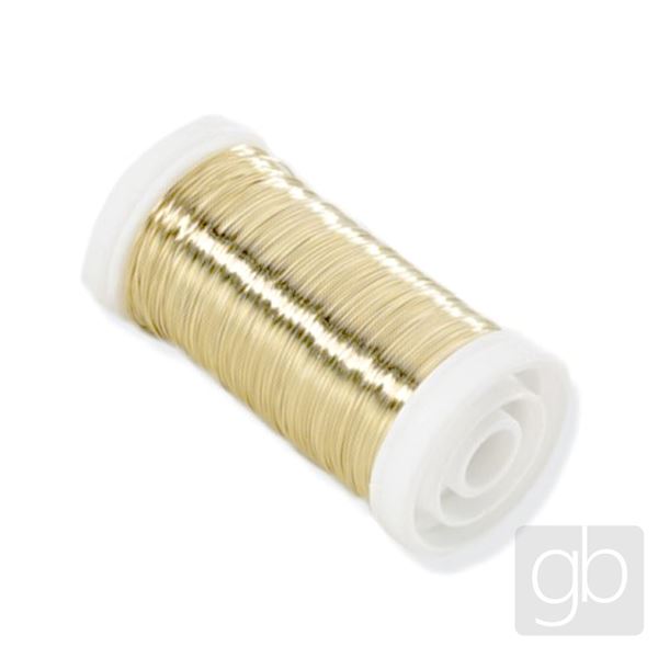 Jewelery wire BUCO PREMIUM DEKO 0.3 mm Light gold