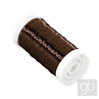 Jewelery wire BUCO PREMIUM DEKO 0.3 mm Brown