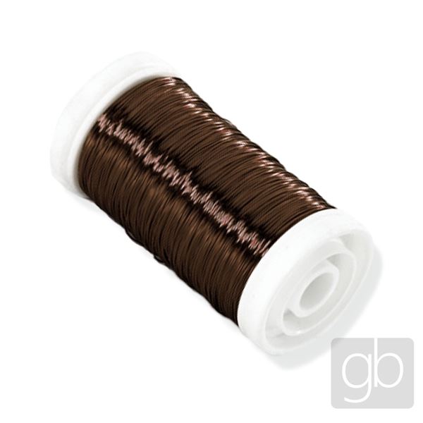 Jewelery wire BUCO PREMIUM DEKO 0.3 mm Brown