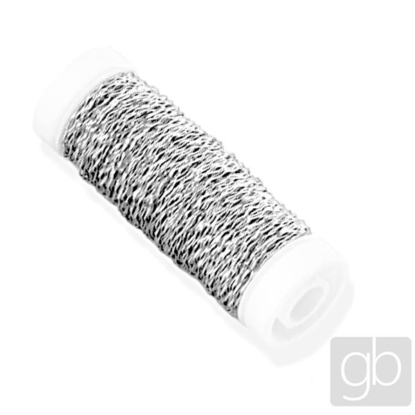 Jewelery wire BUCO BOUILLON EFFECT 0.3 mm Silver