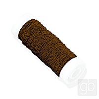 Jewelery wire BUCO BOUILLON EFFECT 0.3 mm BROWN