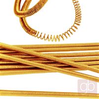 Twisted DEKO wire 0.5 mm Gold 25 cm