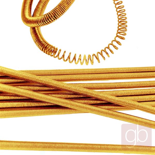 Twisted DEKO wire 0.5 mm Gold 25 cm