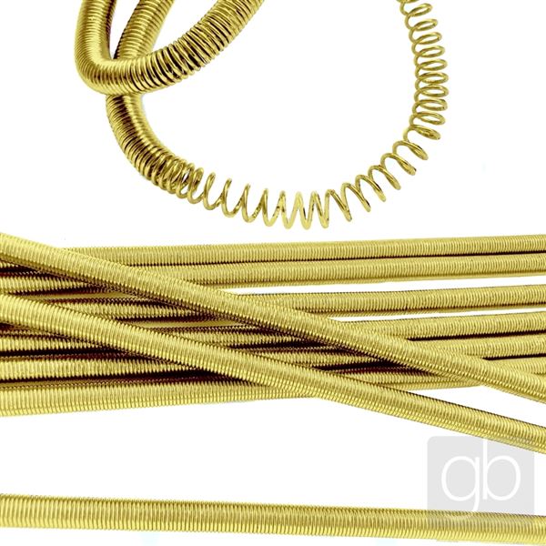 Twisted wire DEKO 0.5 mm Light gold 25 cm