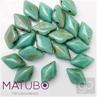 GEMDUO Matubo 8 x 5 mm Turquoise T63130 