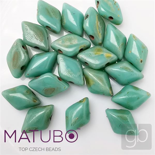 GEMDUO Matubo 8 x 5 mm Turquoise T63130 