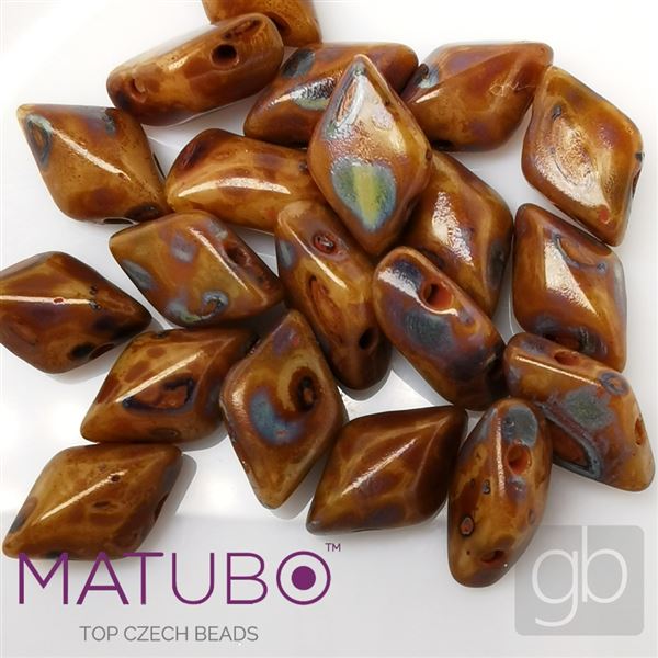 GEMDUO Matubo 8 x 5 mm Brown T13020