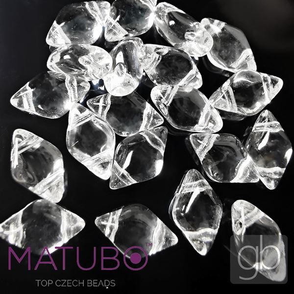 GEMDUO Matubo 8 x 5 mm Clear 00030-00000