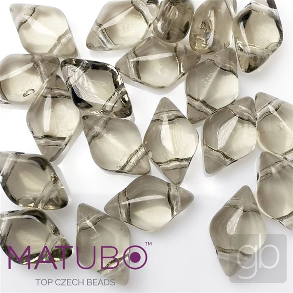 GEMDUO Matubo 8 x 5 mm Grey 40010-00000