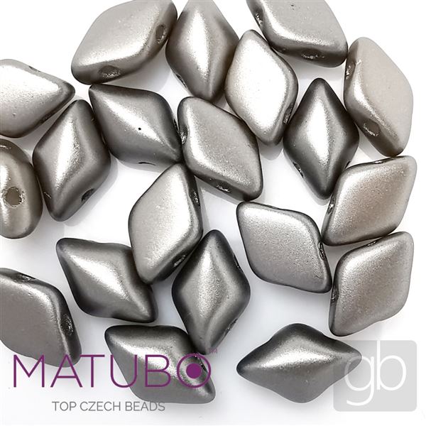 GEMDUO Matubo 8 x 5 mm Grey 25035AL