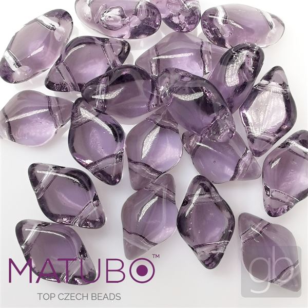 GEMDUO Matubo 8 x 5 mm Purple 20500-00000