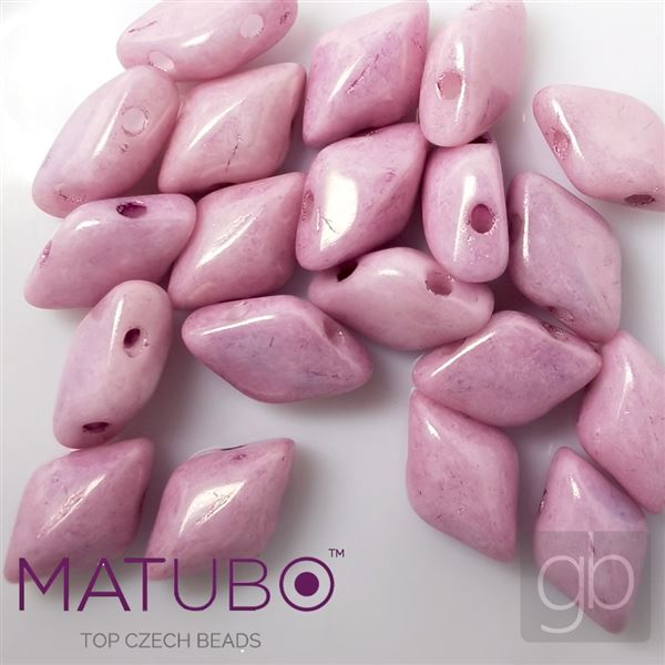 GEMDUO Matubo 8 x 5 mm Pink 14494WH