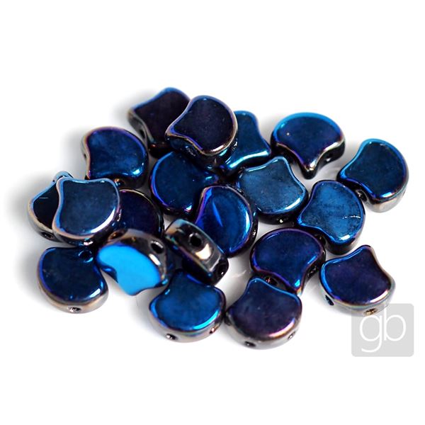 MATUBO GINKO 7,5 x 7,5 mm 20 Pcs. Blue-Balck (27103BA)