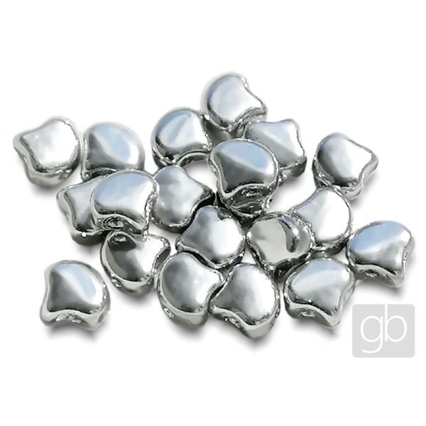 MATUBO GINKO 7,5 x 7,5 mm 20 Pcs. Silver (70030-27000)