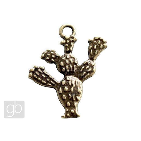 Cactus pendant 24 x 20 mm K1201