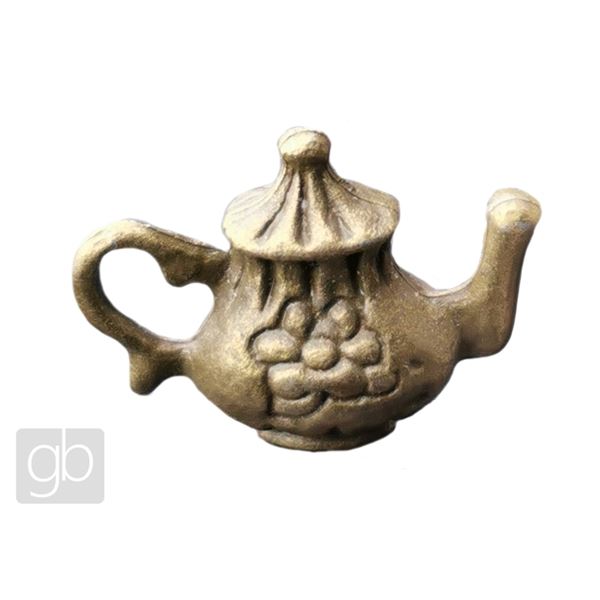 Pendant watering can 15 x 12 mm Old brass K1202