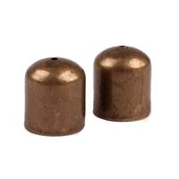 End cap smooth old copper (hole 9 mm) K143