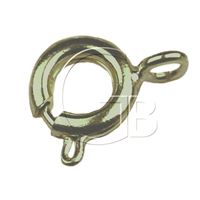 Carabiner ring clasp OLD BRASS