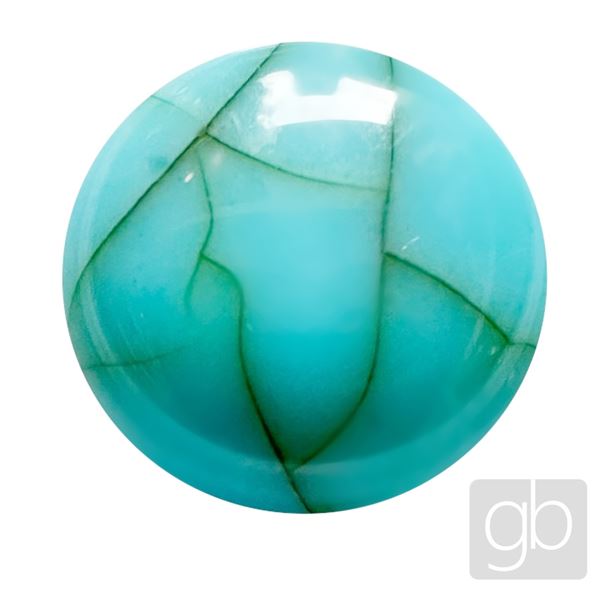 Cabochon Turquoise 12 mm KAB00182