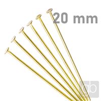 Flat Head Pins 20 mm 50 pcs.