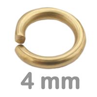 Connecting ring simple GOLD 4 mm (10 pcs.)