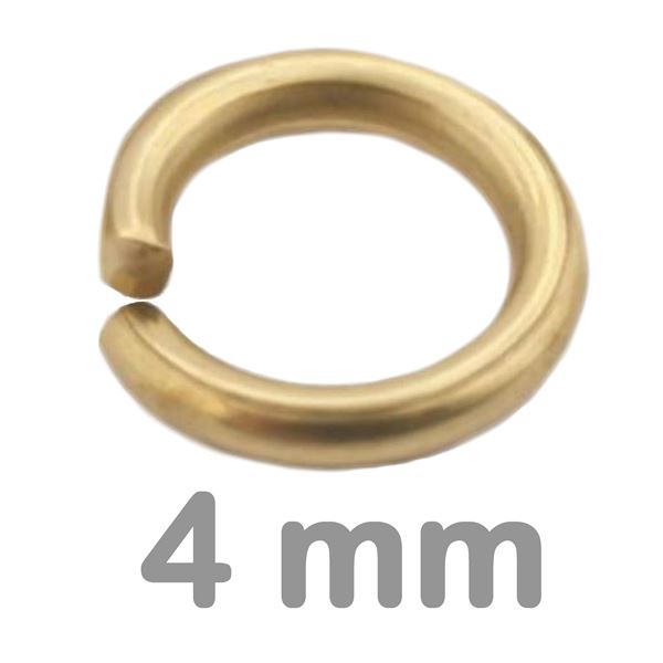 Connecting ring simple GOLD 4 mm (10 pcs.)