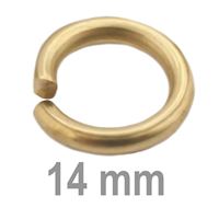 Connecting ring simple GOLD 14 mm (5 pcs.)