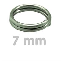 Jump Rings Double OLD BRASS 7 mm 10 pcs.