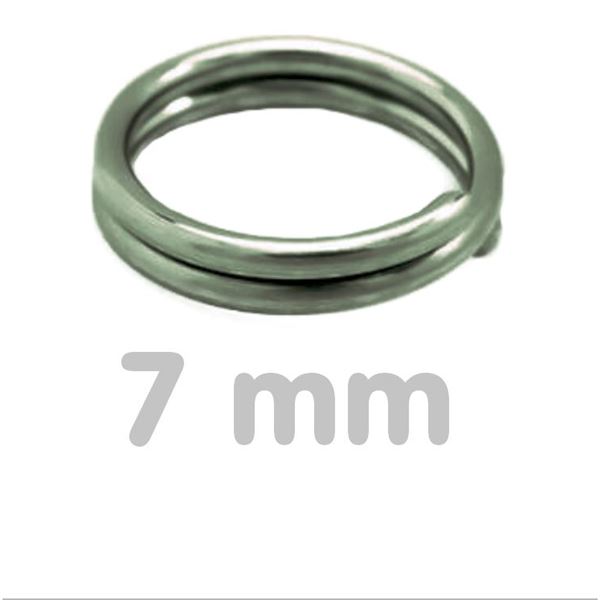 Jump Rings Double OLD BRASS 7 mm 10 pcs.