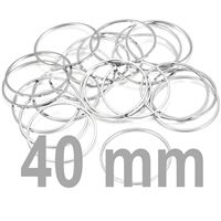 Closed ring PLATINUM 40 mm1 pcs